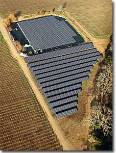 1,302 fixed ground-mounted panels on about one acre of land adjacent to the 994 panels mounted on pontoons floating on a one-acre gray water retention pond